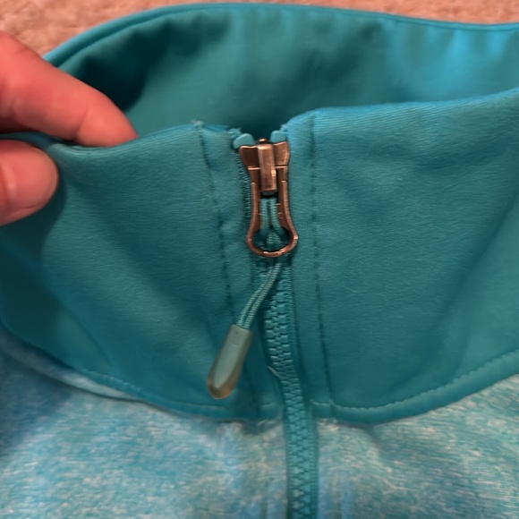 EUC teal North Force zip-up - Picture 4 of 8